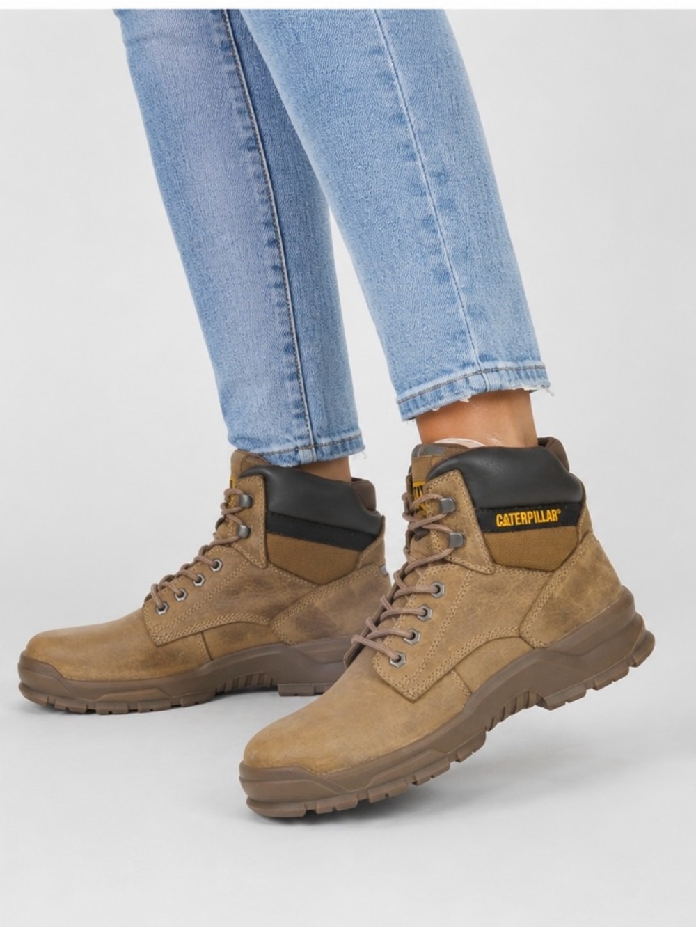 CAT FOOTWEAR MENS MOBILIZE 6 Inch ELECTRICAL ALLOY TOE-WORK SAFETY SHOES 👞